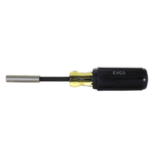 1/4 Inch Drive 1/4 Inch Hex Shank 8 Inch Length Stainless Shaft Cushion Handle Magnetic Screwdriver