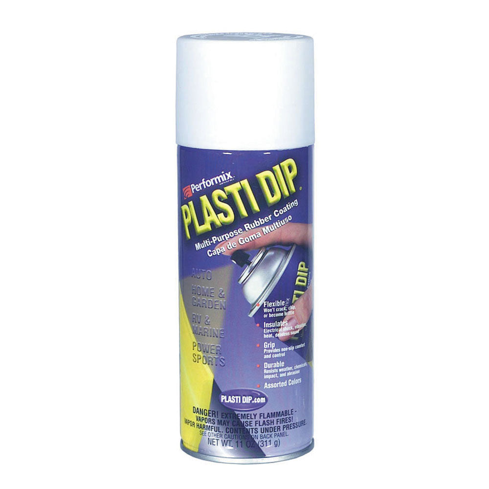 Plasti Dip Spray Multi-Purpose Rubber Coating Aerosol White - 11 Oz