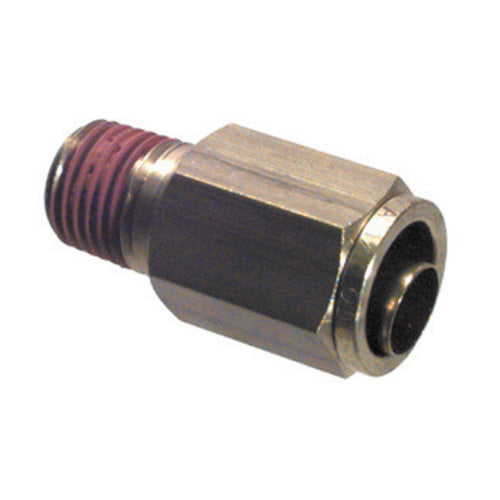3/16 Tube X 1/8 Inch Brass Male Push On D.O.T. Air Brake Connector