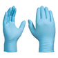 Ammex 5 Mil Palm 6 Mil Fingertip Blue Textured Nitrile Powder Free Gloveworks® Premium Industrial Glove - 100 Per Box