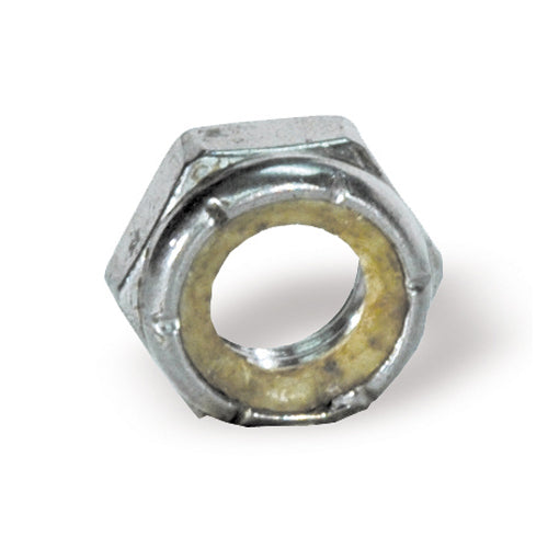 1/4-20 Coarse 18-8 (A2) Stainless Steel (Nte) Nylon Insert Locking Jam Nut