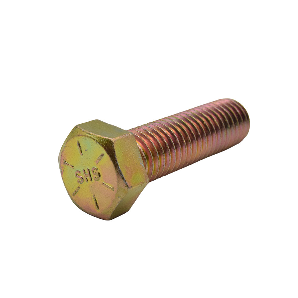 Grade 8 Hex Head Cap Screw Zinc Yellow Unf 9/16-18X1