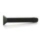 1/4-20 x 1-1/2 Inch Coarse Black Phosphate & Oil Alloy Steel 6-Lobe Flat Head Floor Board Thread Cutting Screw