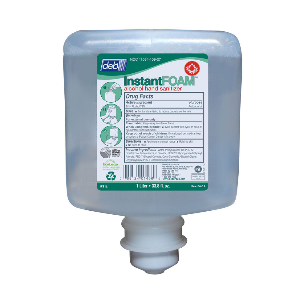 Deb Instant Foam Alcohol Hand Sanitizer - 1 Liter