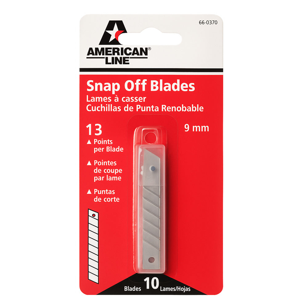 9Mm Snap-Off Blade 10 Per Pack
