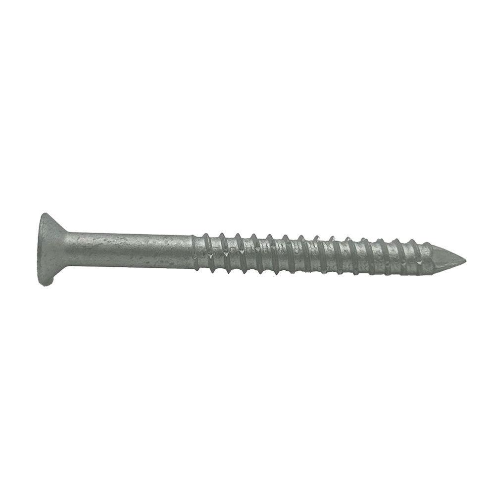 #14 x 2-3/4 Inch Stainless Steel Phillips Flat Head Concrete Screw