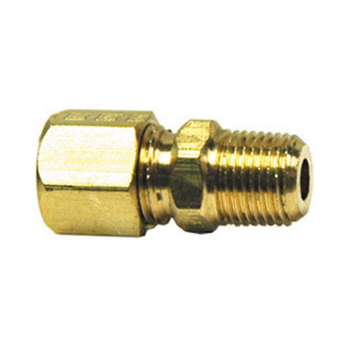 1/2 Inch X 3/8 Inch Lead Free Brass Connector