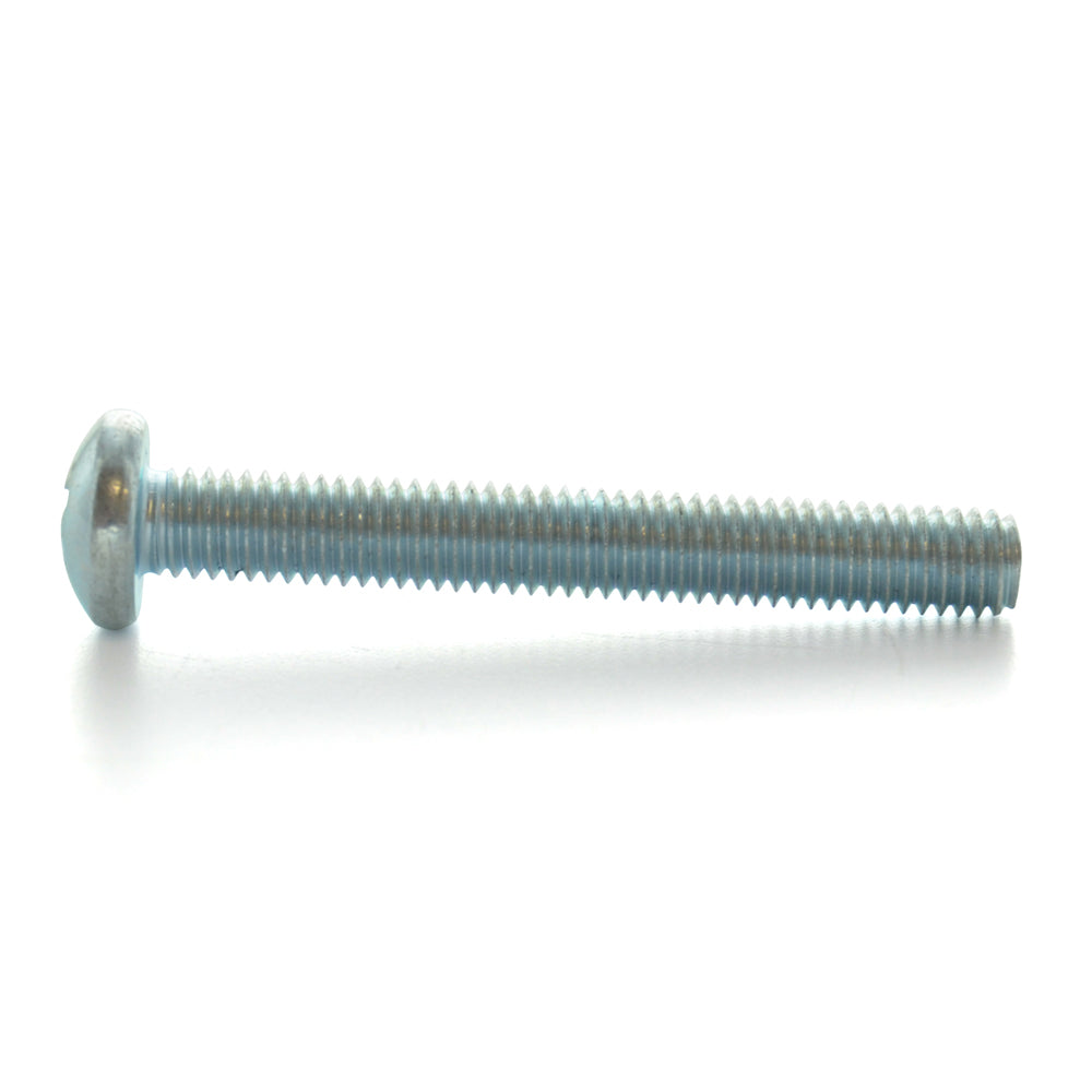 #10-32 x 2-1/2 Inch Fine Zinc Plated Steel #2 Phillips Drive Pan Head Machine Screw