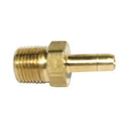 1/4 Inch X 1/8 Inch Tube X MPT CA360 Brass Mini-Barb Connector