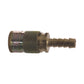 1/4 Inch Basic Size Tru-Flate / Parker Style Interchange Coupler 3/8 Inch Hose Barb