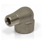 1/2" Schedule 80 316 Stainless Steel Heavy Duty 90 Degree Street Elbow
