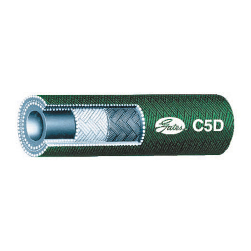 13/32 Inch Id X 0.77 Inch Od Black Synthetic Rubber C5D High-Temperature Multi-Fluid Hose - Sold Per Foot