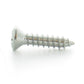 #10 x 1-1/4 Inch Chrome Alloy Steel Oval Head Type-Ab Self-Tapping Sheet Metal Screw