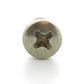 M3 x 0.5 x 14 mm Coarse Plain 18-8 (A2) Stainless Steel Phillips Drive Pan Head Machine Screw
