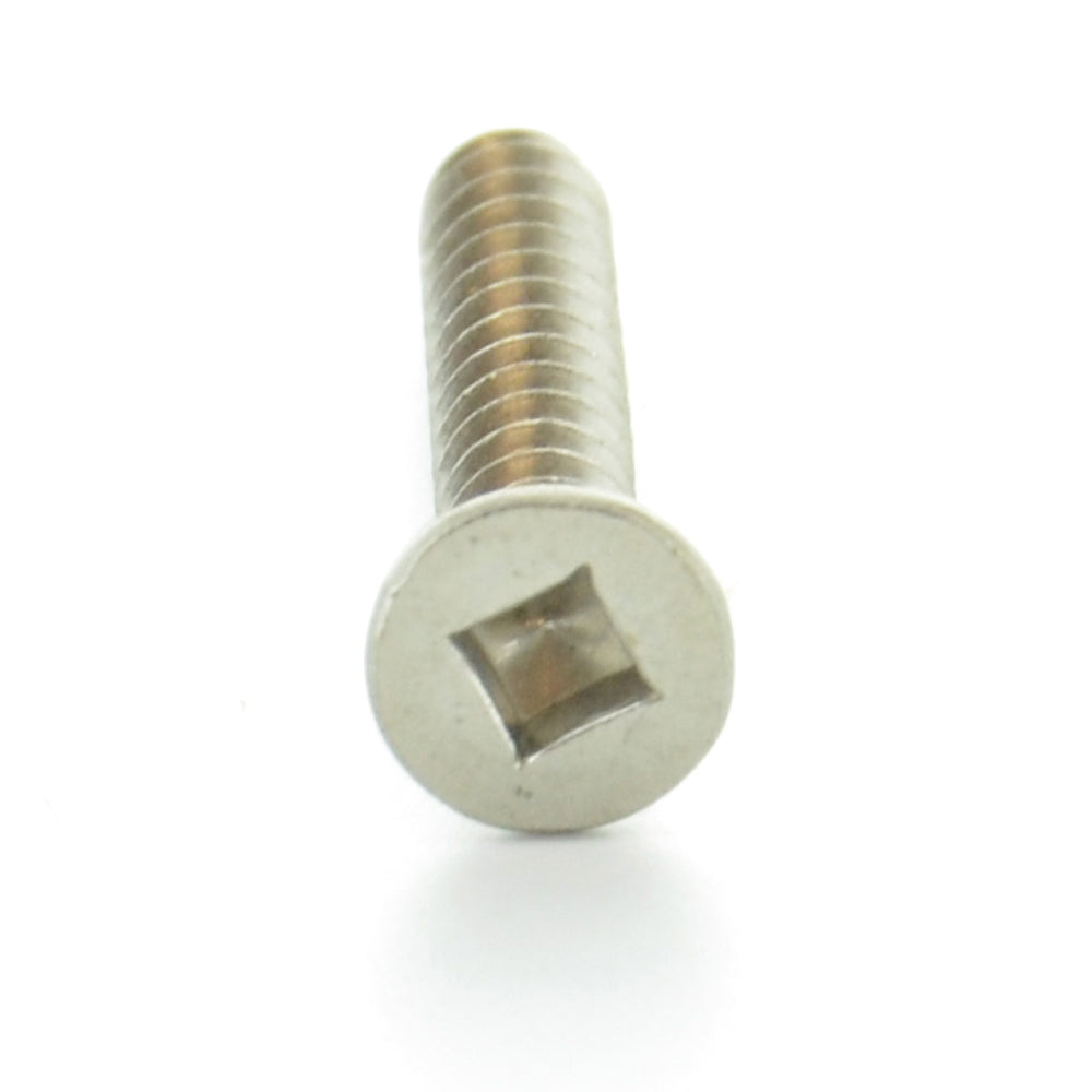 1/4 Inch x 1-1/4 Inch Plain 18-8 (A2) Stainless Steel Flat - Countersunk Head Type-Ab Self-Tapping Sheet Metal Screw