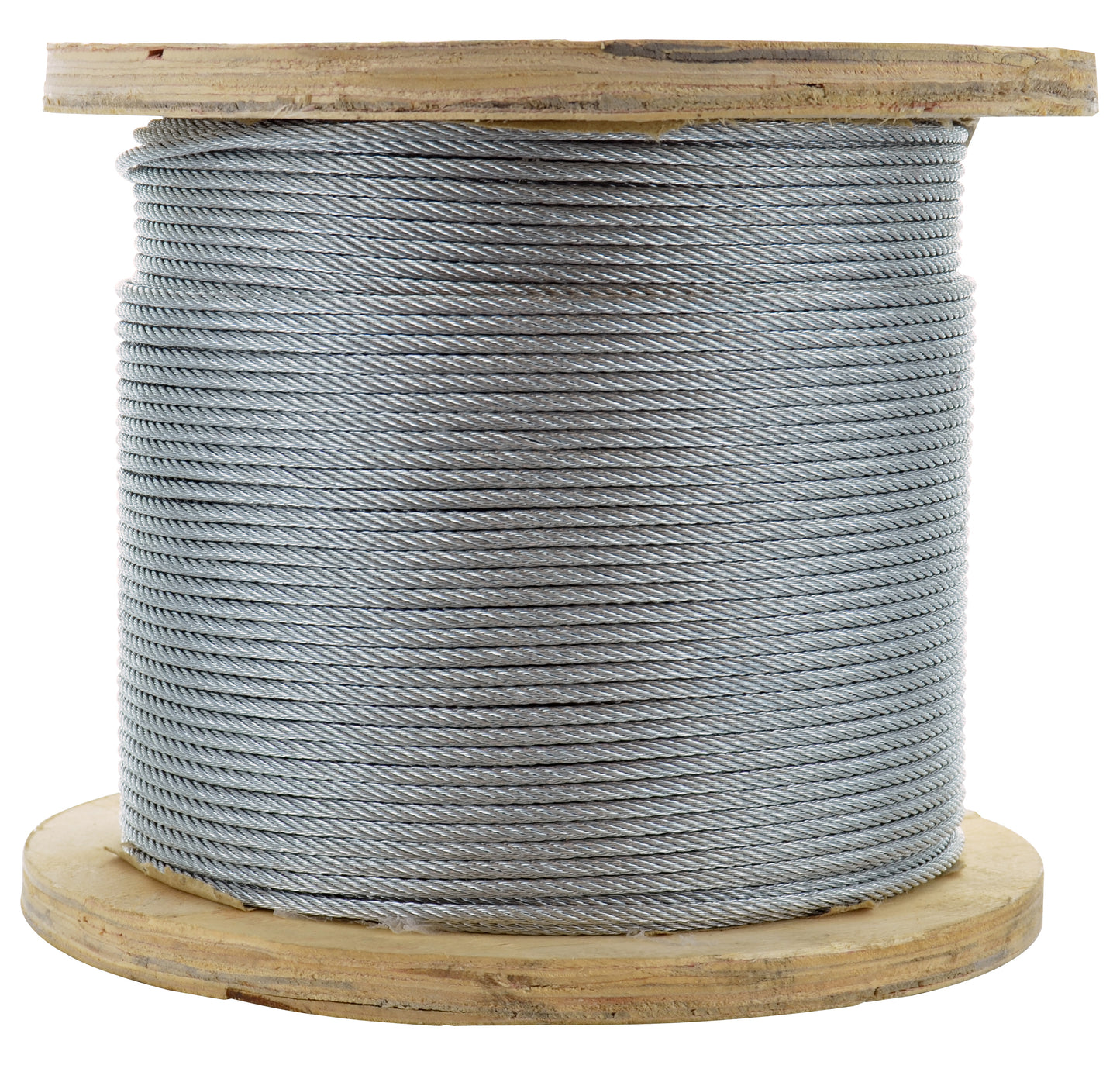 3/32 Inch X 250 Ft 7X7 Strands 1000 Lb High Carbon Steel Galvanized Aircraft Cable
