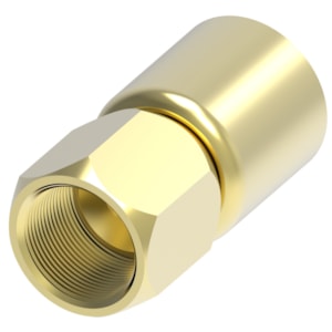 1/2 Inch X 1/2 Inch Female SAE Swivel CA360 Brass 338 P Series Weatherhead