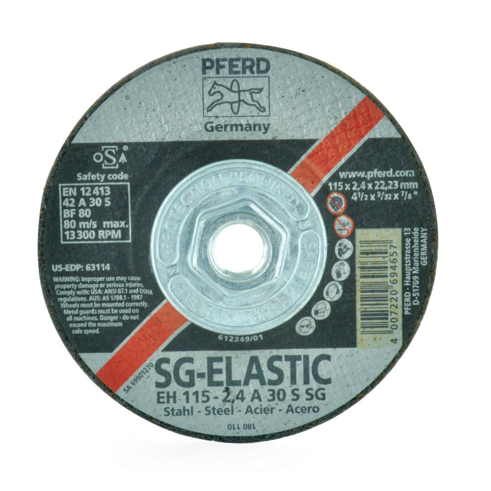4-1/2 x 3/32 x 5/8-11 Pferd Depressed Center Type 27 Cut-Off Wheel