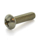 #4-40 x 1/2 Inch Coarse Plain 18-8 (A2) Stainless Steel #1 Phillips Drive Round Head Machine Screw
