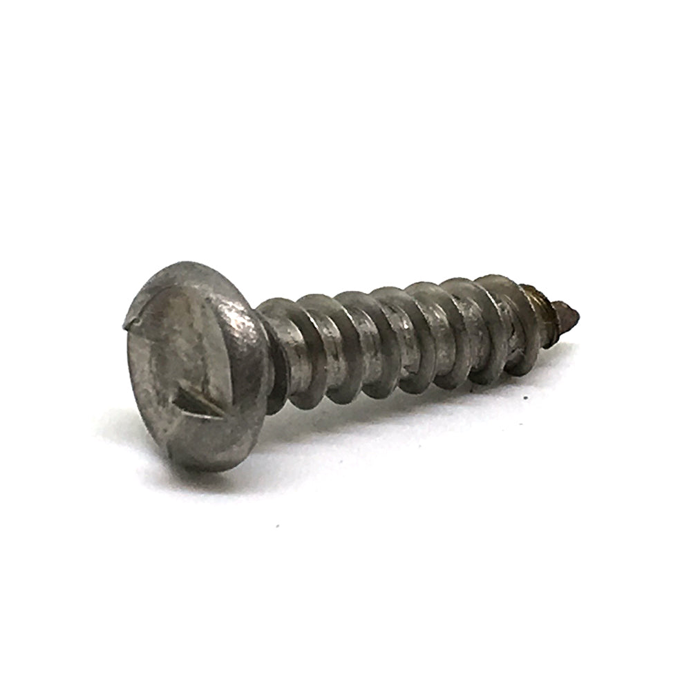 #8 x 1-1/4 Inch Stainless Steel One-Way Round Head Sheet Metal Screw