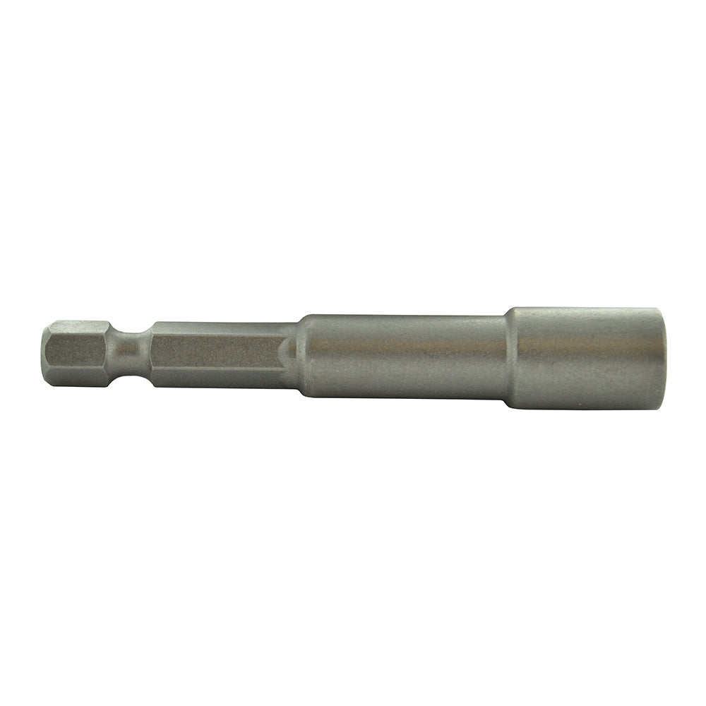 7/16 Inch Drive 1/4 Inch Hex Shank 1-3/4 Inch Length Steel Nut Setter