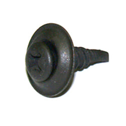 #8 x 3/4 Inch Black Oval Head Drill Point Finishing Screw With Washer