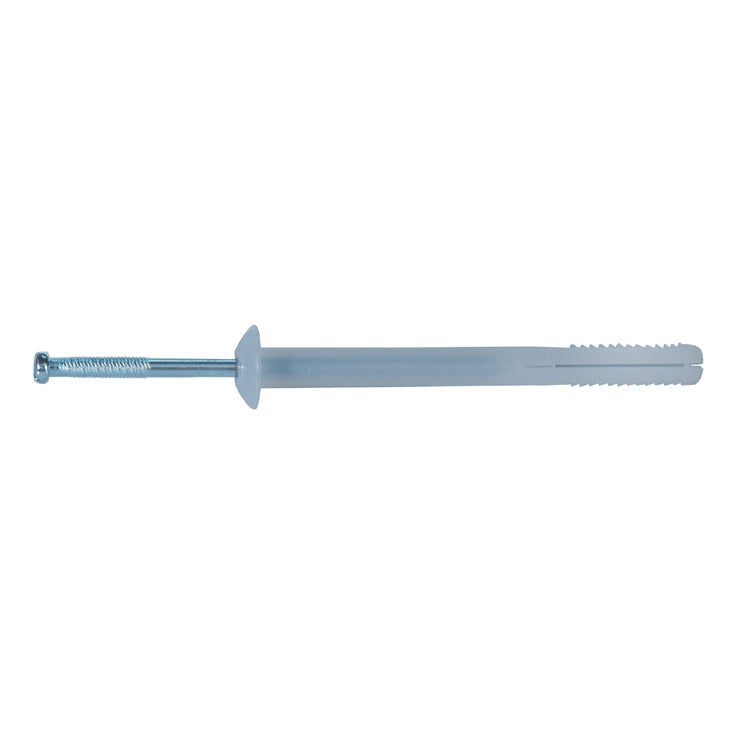 1/4 Inch X 3/4 Inch Translucent White Rigid Nylon Nail In Anchor