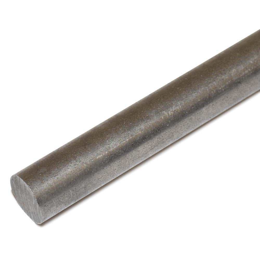 9/16 Inch X 3 Ft Plain Carbon Steel Round Bar Stock Rod
