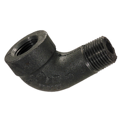 1 Inch Sch 80 Threaded Black Malleable Iron 90 Degree Street Elbow