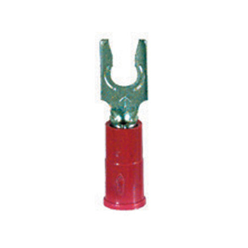 22-18 Gauge Snap Spade Terminal #6 Stud PVC Insulated Red
