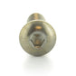 M5 x 0.8 x 35 mm Coarse Plain 18-8 (A2) Stainless Steel Iso 7380-1 Button Head Socket Cap Screw
