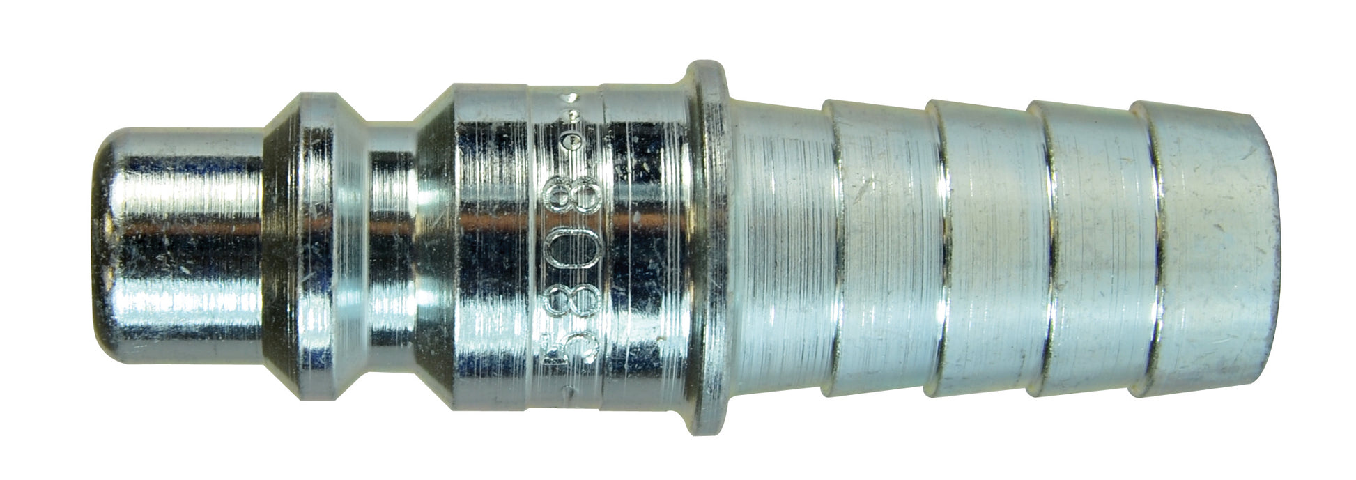 3/8 Inch Industrial Interchange H Style Air Hose Coupler Body With 1/2 Inch Hose Barb