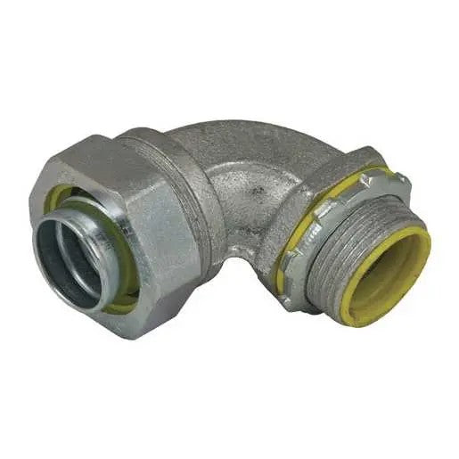 1/2 In. 90 Degree Liquidtight Connector, Insulated
