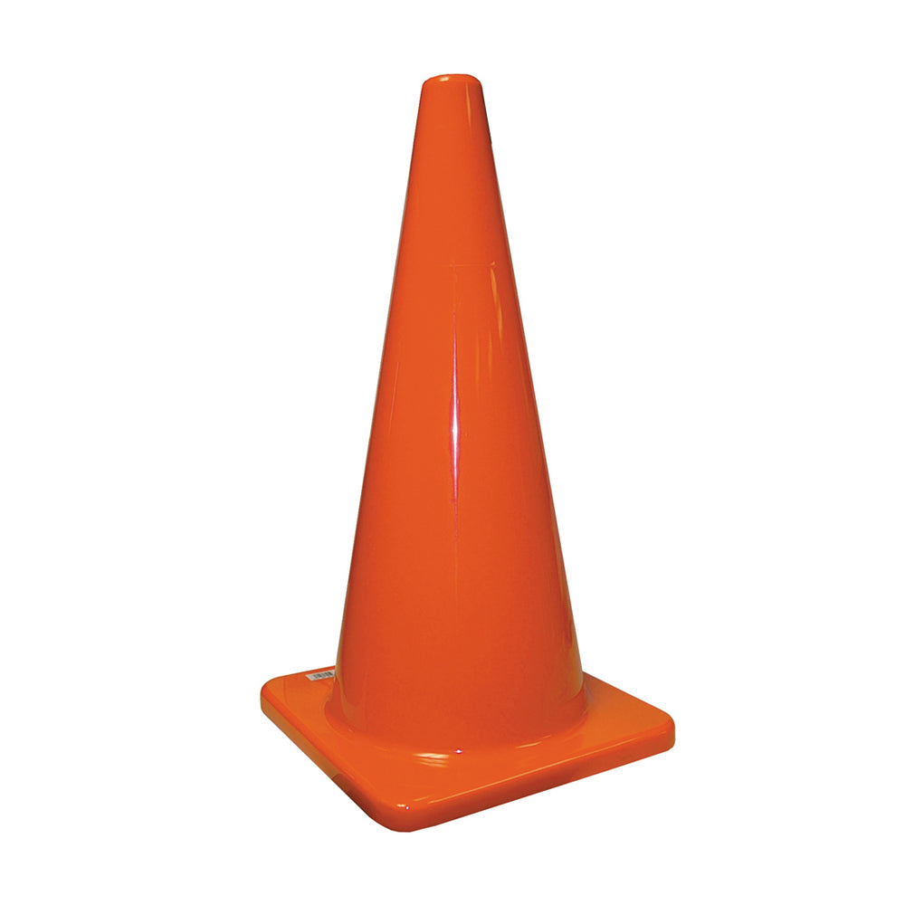 28" Safety Cone Red Orange