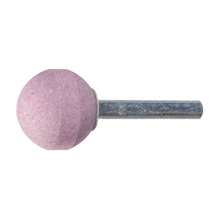 1 Inch X 1 Inch A21 Shape Vitrified Mounted Point Abrasive With 1/4 Inch Shank