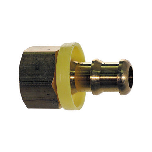 3/8 Inch X 3/8 Inch Barb Hose X Tube CA360 Brass Barb-Tite Female Inverted Pipe Rigid