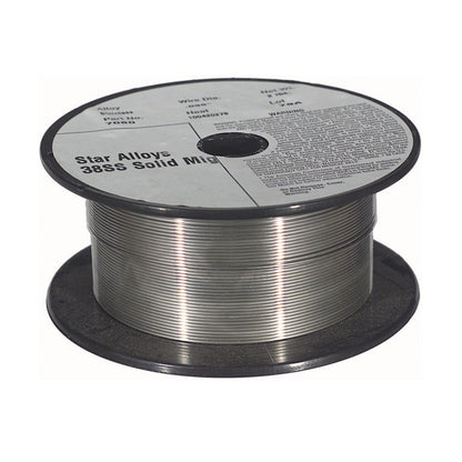 Star-Alloys 0.035 Inch 38Ss Stainless Steel Flux Cored Mig Wire - 2 Lb