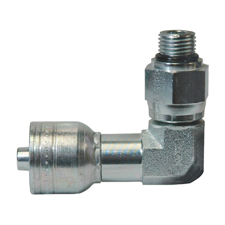 1/2 x 3/4 Male Straight Thread O-Ring Swivel 90° Elbow (Includes O-Ring) (08Z-R72)