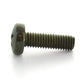 M5 x 0.8 x 16 Mm Pan Head Phillips Drive Zinc Plated Steel Machine Screw