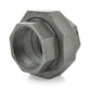 1/2" Schedule 40 Female NPT Black Malleable Iron Ground Joint Union