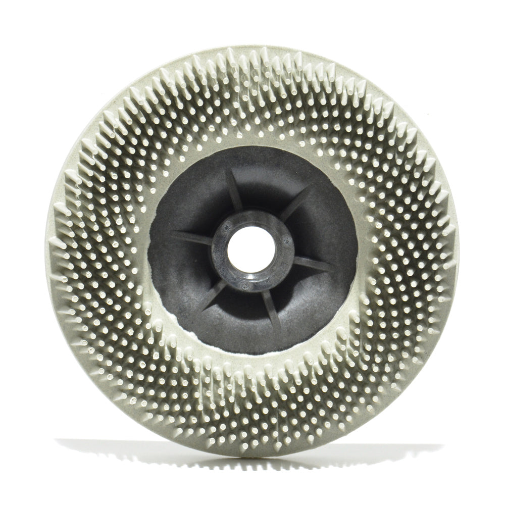 4-1/2 Inch x 5/8-11 Scotch-Brite� Bristle Disc Grade 120 Ceramic Abrasive Grain White