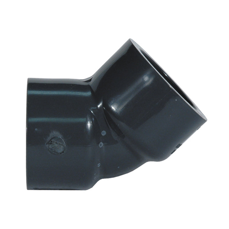1 Inch Fipt Sch 80 Dark Gray Pvc 45 Degree Elbow