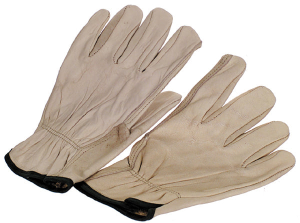 Green 100% Cowhide Leather B Grade Unlined Driver Glove