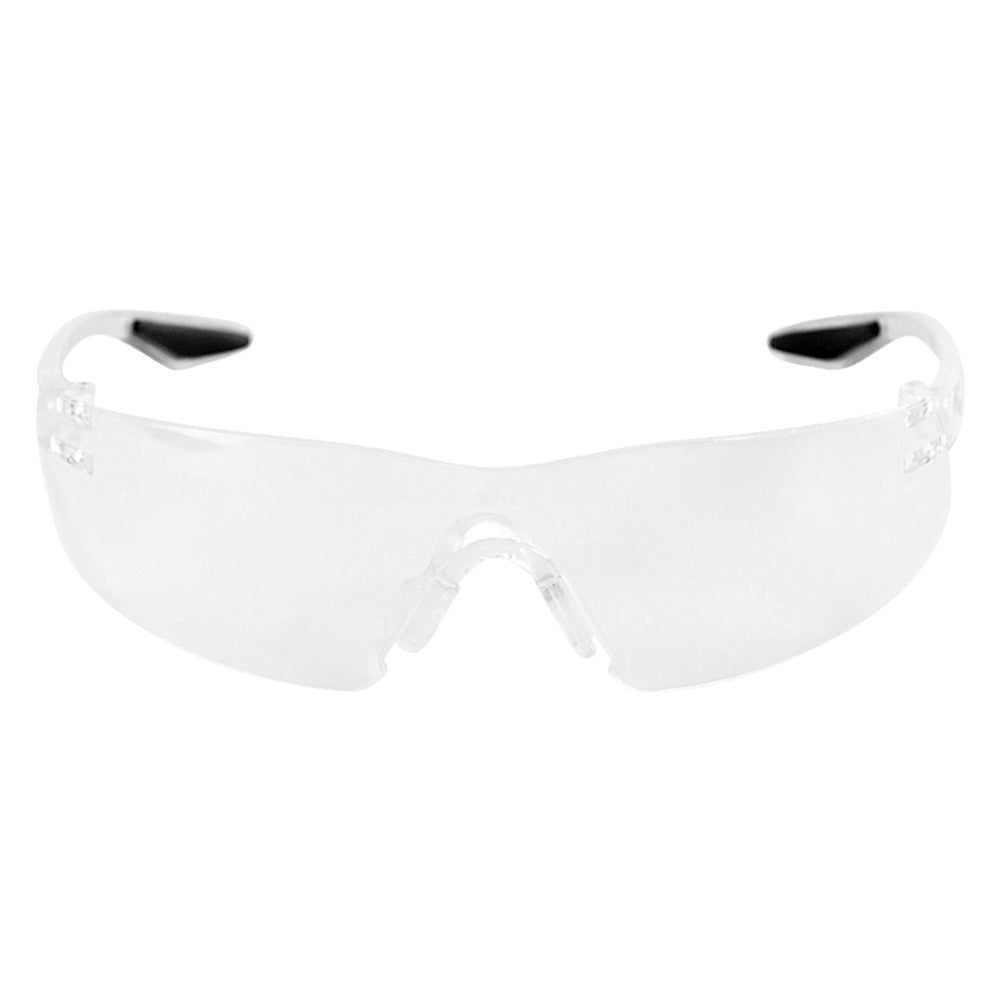 Discus Clear Anti-Fog Lens- Frosted Clear Frame Safety Glasses