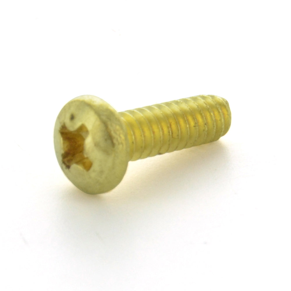 Brass Phil Pan Machine Screw 6-32X7/16