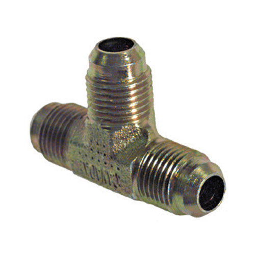 5/8 Inch 10000 Psi Zinc Plated Carbon Steel JIC 37 Degree Adapter - Union Tee