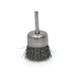 2 Inch x 0.012 Inch  x 1/4 Inch Stem Mounted Carbon Steel Crimped Wired Cup Brush