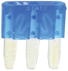 15 Amp Micro ATL Fuse 3 Leg Blue