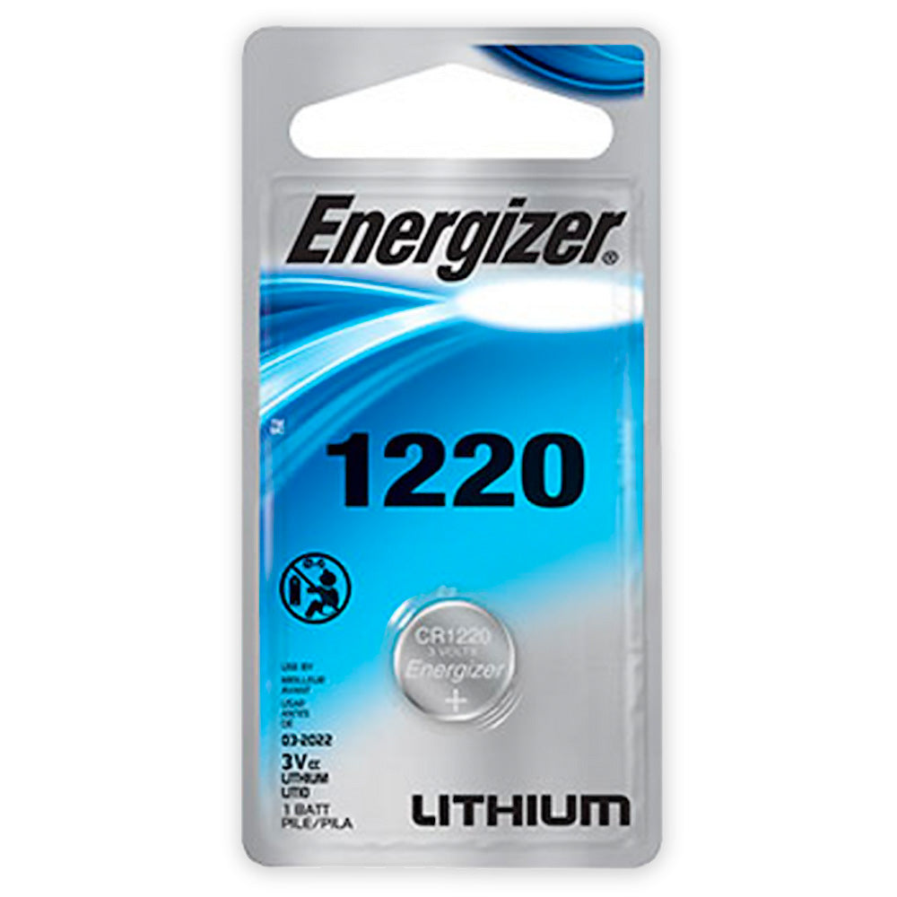 Energizer 3V Cr1220 Lithium Battery Carded