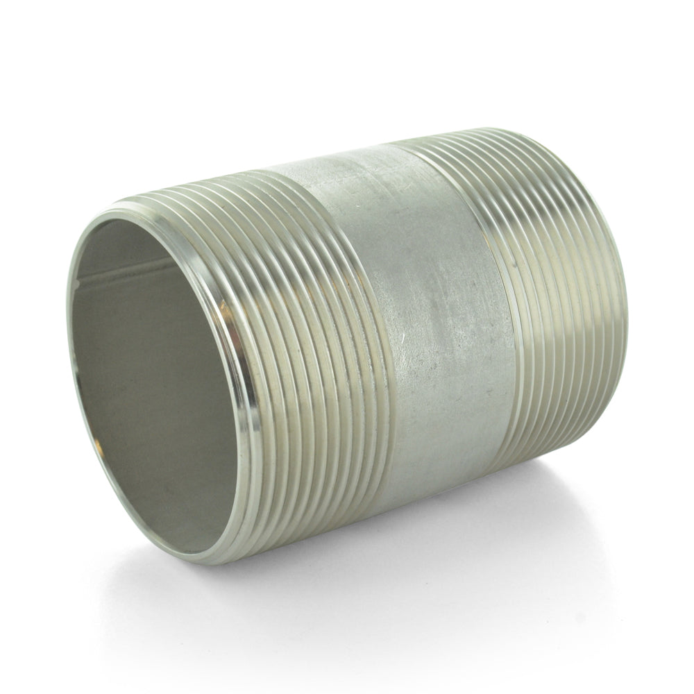 1/4" X 5" Schedule 40 NPT 316 Stainless Steel Pipe Nipple